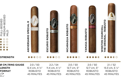 Set de Puros Davidoff Seleccion Robusto