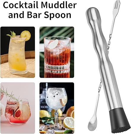 Cocktail Muddler with spoon