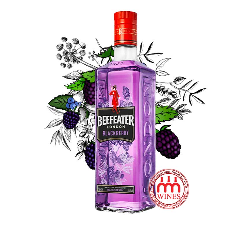 Ginebra Beefeater Purple Black