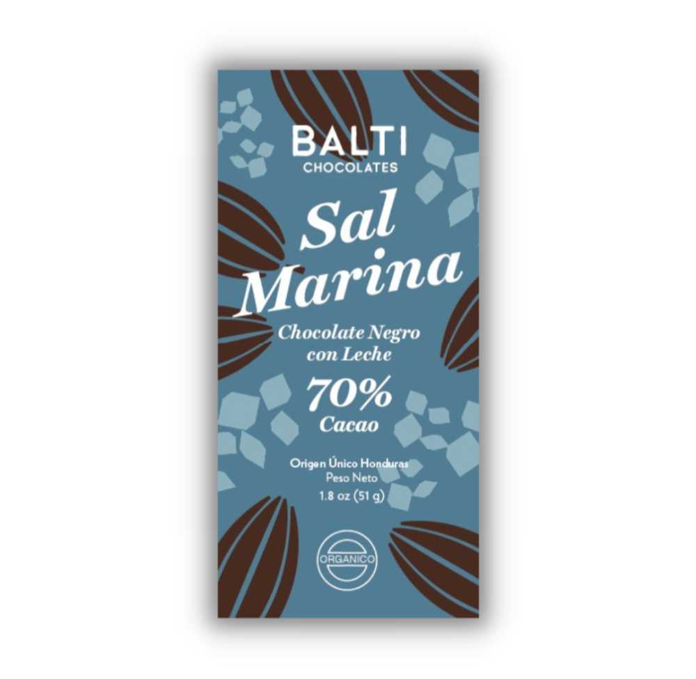 Balti Chocolate Sal marina 70% Cacao