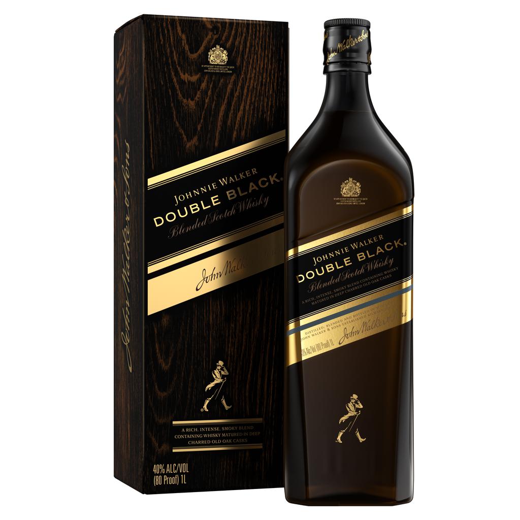 Whisky Johnnie walker  Doble Black litro