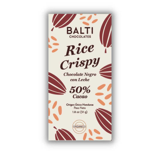 Balti Chocolate Rice Crispy 50% cacao